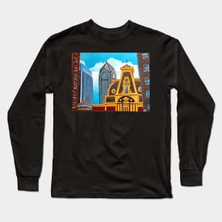 Philadelphia City Buildings Long Sleeve T-Shirt